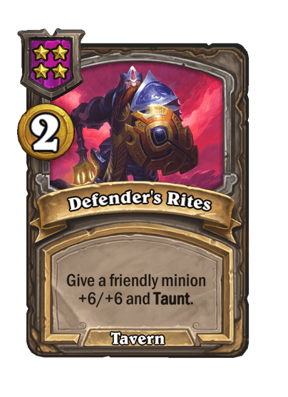 Defender's Rites
