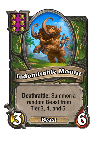 Indomitable Mount
