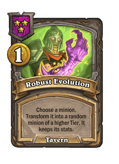 Robust Evolution